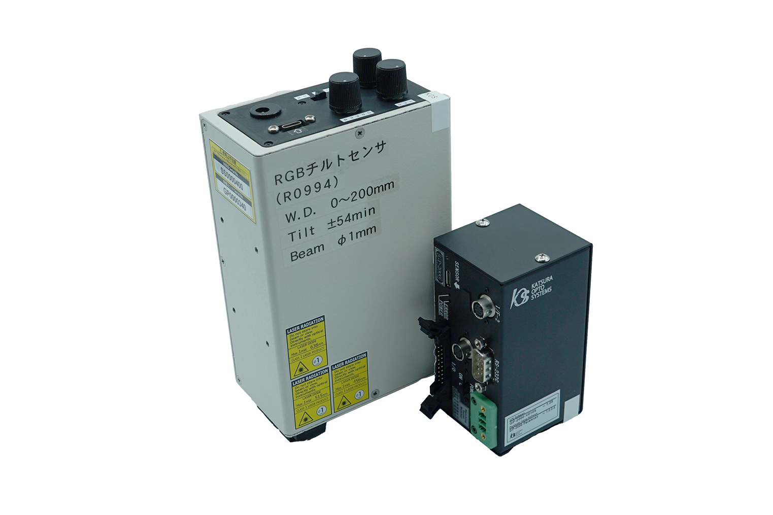 RGBレーザーチルトセンサ | コンセプトモデル | （株）カツラ・オプト